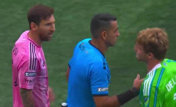 Insólito: Messi se peleó con "Pepo" de la Vega en el partido del Inter Miami
