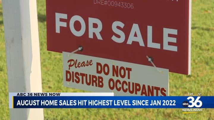 August home sales hit highest level since January 2022