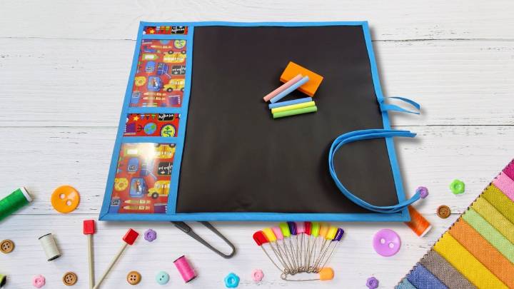 Costura en casa: cómo hacer una pizarra de tela infantil para llevar a todas partes
