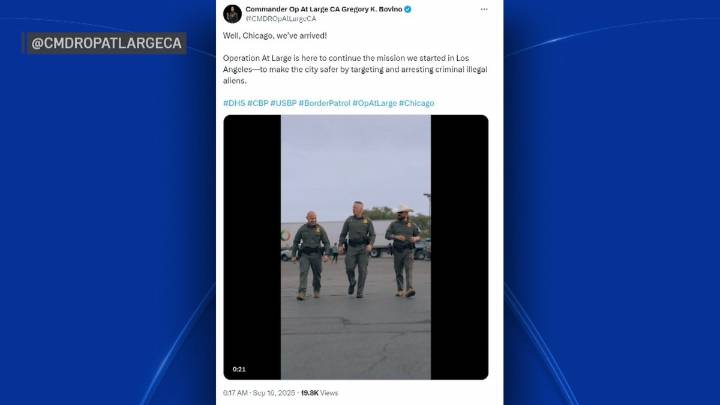 ICE border patrol chief posts new message about ICE in Chicago
