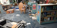 2 boys turned in by their moms after allegedly causing over $50K in damage to school library