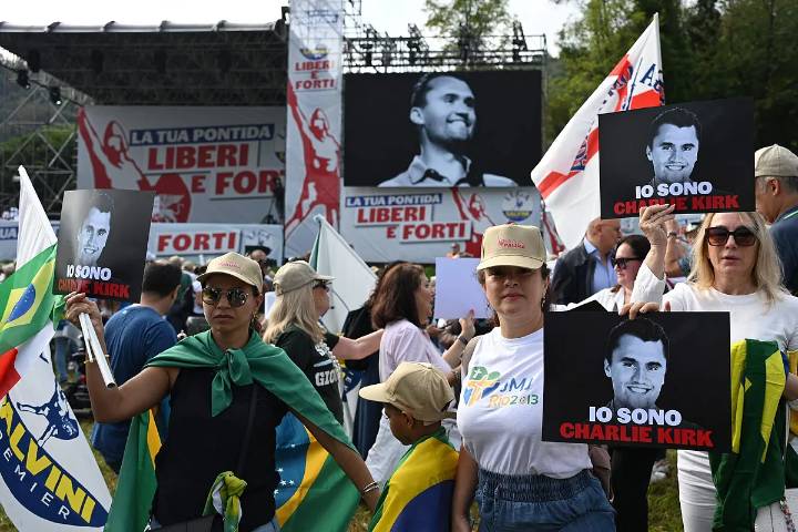Los Patriotas por Europa se unen en torno a Salvini y su Liga en memoria de Charlie Kirk