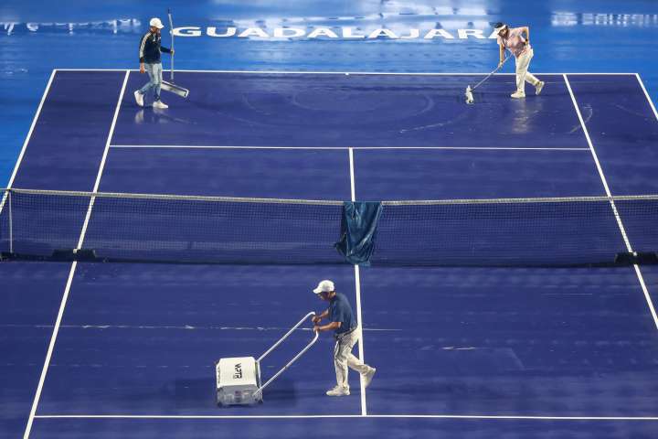 Pospuesto por la lluvia el partido entre la griega Sakkari y la francesa Jacquemmont