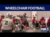 Wheelchair football league tournament