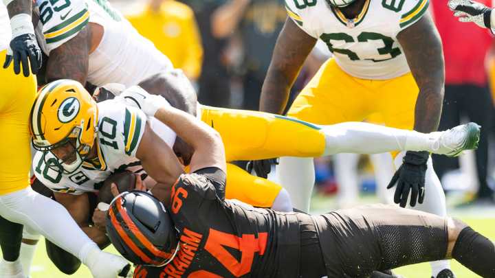 How did Browns rookie DT Mason Graham grade out in Week 3?