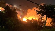 Se registra fuerte incendio en el sector Las Coloradas, al suroriente de Culiacán