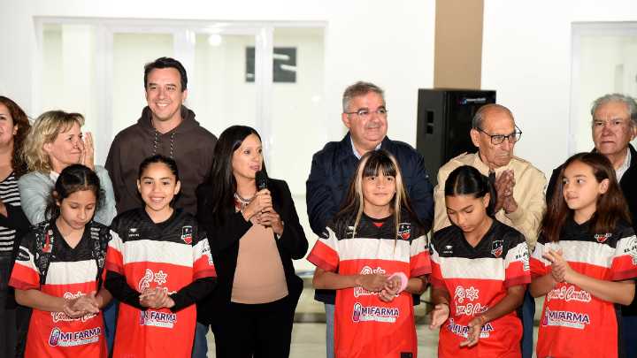 La Liga Catamarqueña estrenó nuevo SUM y playón deportivo en el Estadio Malvinas Argentinas