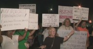 Li'l Abner Mobile Home Park residents protest impending eviction