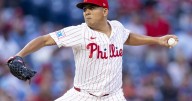 Schwarber hits 50th homer and Suárez strikes out 12 as Phillies extend lead over Mets with 9