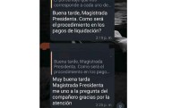 ¿Señora, cómo será el proceso de liquidación?