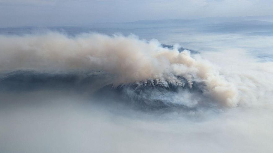 La BRIF de Tineo, desplazada a Lugo por un incendio "incontrolable"