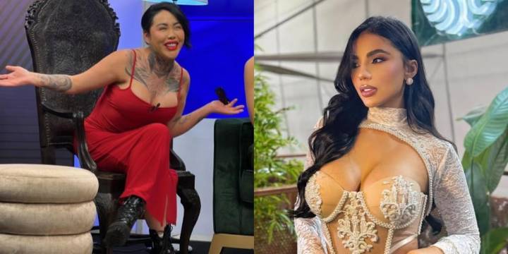 Le dicen “mentirosa” a Yina Calderón por dos versiones sobre lo que le dijo a Karina García al salir de ‘La casa de los famosos Colombia’