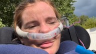 Influencer Brooke Eby, 36, chokes back tears as she reveals she's 'very terminal' and close to death in health battle