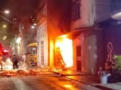 Incendio en Caracas deja una mujer herida tras la explosión de una bombona de gas