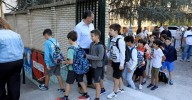 Galería | Los niños ourensanos vuelven a clase