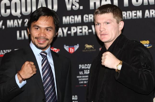 Manny Pacquiao pays tribute to ‘brave and kind’ Ricky Hatton after his death aged 46