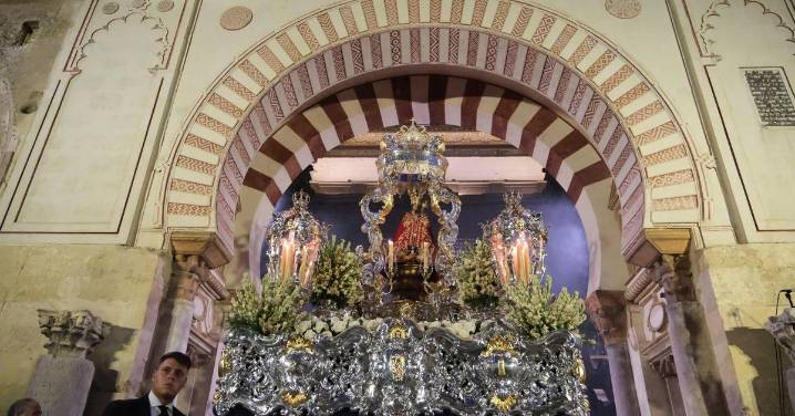Horario y recorrido de la procesión de la Virgen de la Fuensanta de Córdoba