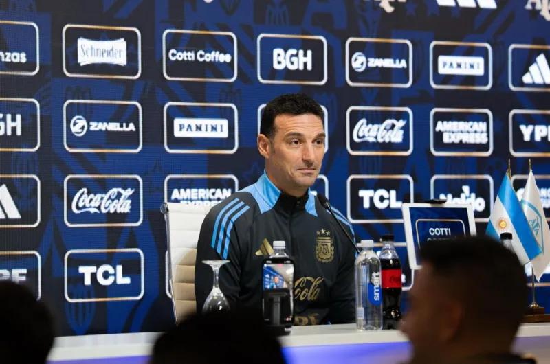 Scaloni sobre Leo Messi: "Esperemos que lo disfrute"