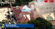Buckhead mansion seen in ‘Zombieland’ catches on fire