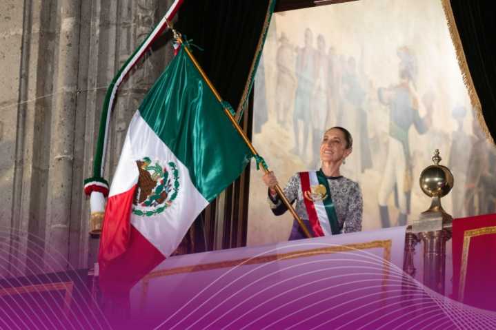 Sheinbaum encabeza su primer Grito de Independencia como presidenta