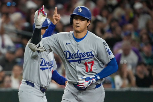 Ohtani conecta 54to jonrón, Dodgers vencen a D-backs y ganan su 12º título divisional en 13 años