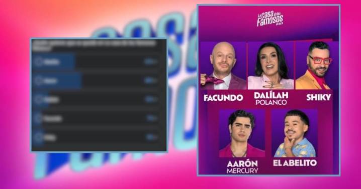 Así van las votaciones de La Casa de los Famosos México hoy 5 de septiembre
