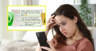 ¡Cuidado! Así actúa un hombre controlador en WhatsApp