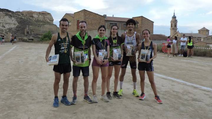 Javier Castells y Paloma Aznar ganan en Alcolea de Cinca