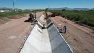 Construyen segunda etapa de dren pluvial en la avenida Fuerza Aérea