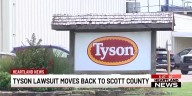 Tyson lawsuit moves back to Scott County