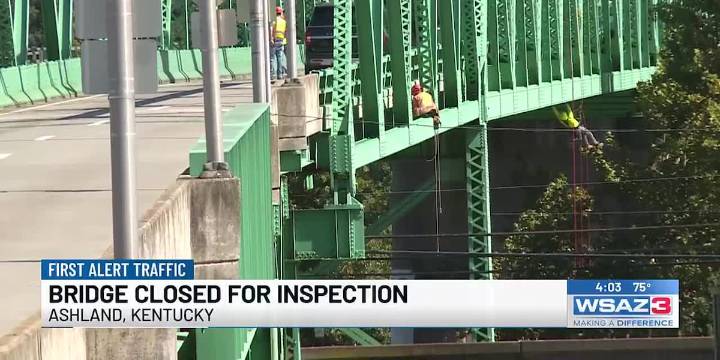 Bridge closed for inspection
