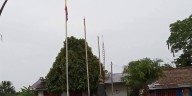 Bandera de Colombia es izada en plaza de territorio peruano y provoca tensión en la comunidad Tres Fronteras