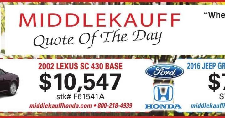 MIDDLEKAUFF AUTO GROUP * 