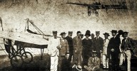 Pioneros de la aviación en la playa de Cádiz