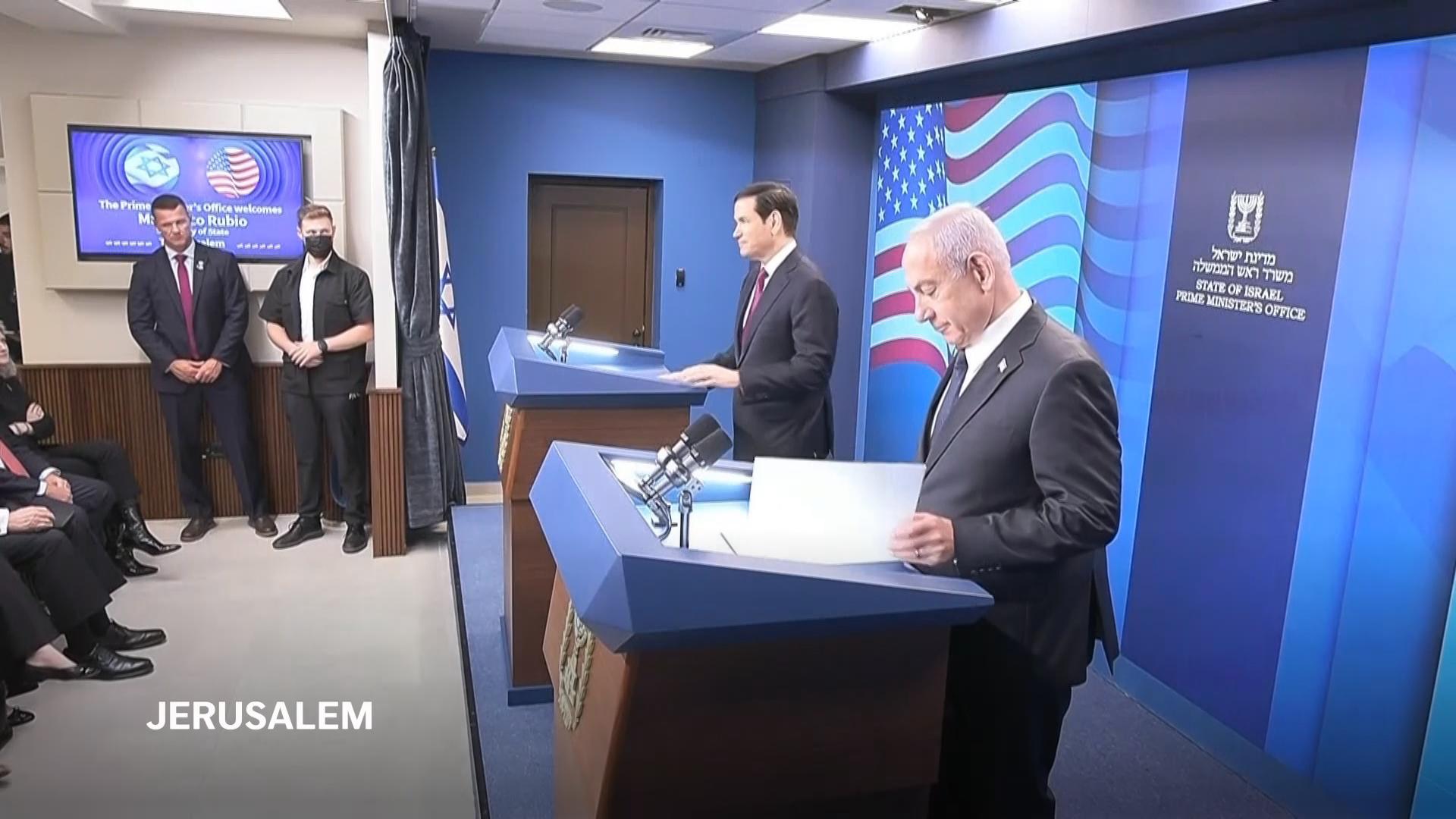 Rubio and Netanyahu vow Hamas must be eliminated and all hostages released for peace in Gaza