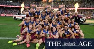 AFL grand final Brisbane vs Geelong LIVE: Lions defeat Cats after goal rush from Cameron, McCluggage; Norm Smith Medal to be awarded