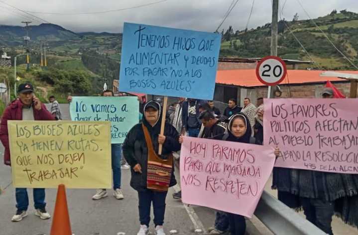 Bloqueo en Las Lajas evidenció conflicto por operación de rutas de transporte