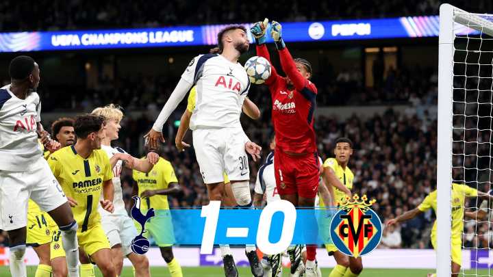 Una cantada de Luiz Junior impide al Villarreal un buen estreno ante el Tottenham