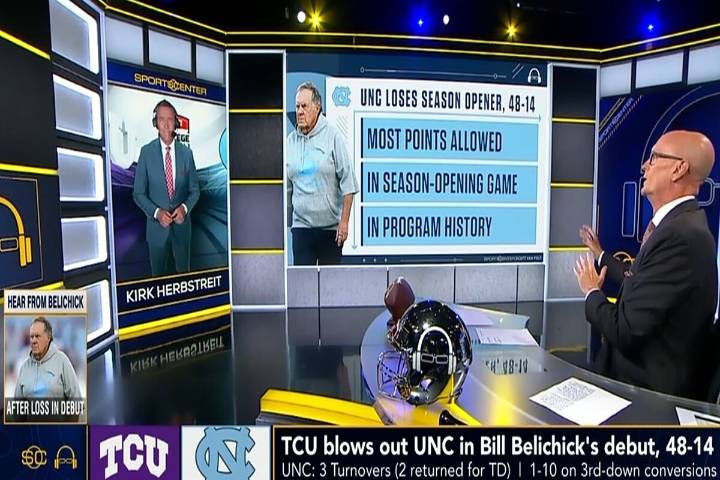 ¿Bill Belichick no puede ganar sin Tom Brady? Su debut con North Carolina termina muy mal