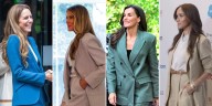 Desde la reina Letizia a Kate Middleton, la realeza lidera el regreso del traje sastre