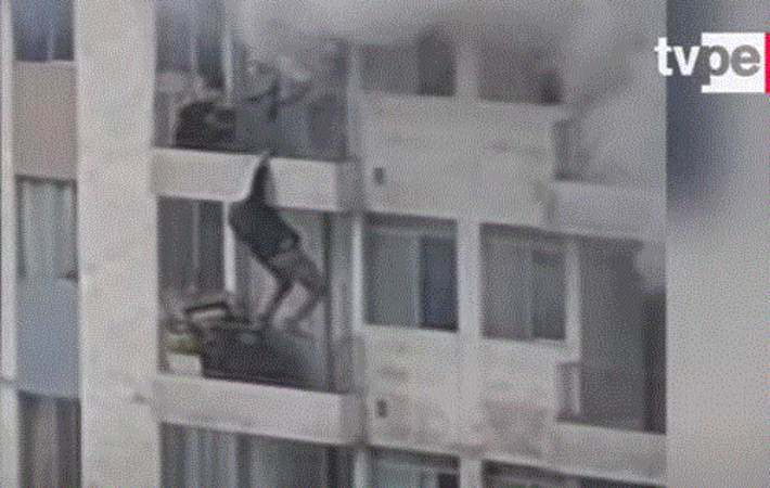 El Agustino: incendio en condominio Los Nogales deja siete intoxicados