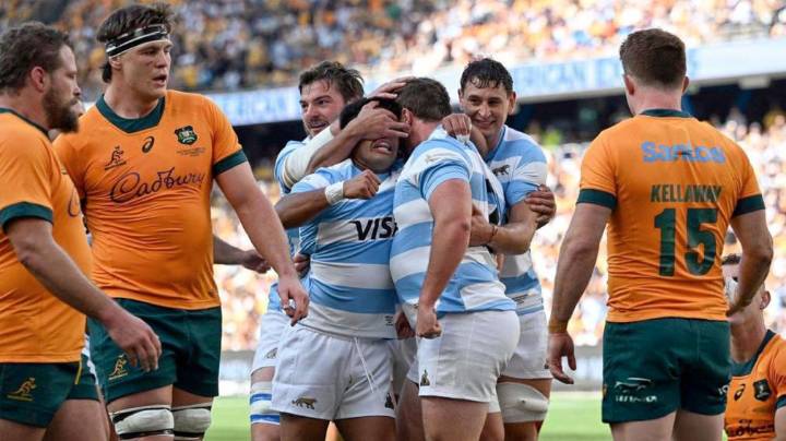 Con un final infartante, Los Pumas aguantaron y se tomaron revancha con un triunfazo ante Australia