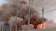 Fuerte incendio en Subestación de CFE moviliza a cuerpos de rescate en Monterrey; deja a personas sin luz