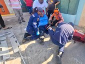 Choque entre moto policial y camioneta deja funcionario herido en Ciudad Bolívar
