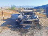 Sólo quedaron los huesos, calcinan a dos en Juárez