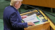 Trump se queja de que ha fallado el teleprónter en la ONU y lanza un aviso: "Está en un buen lío"