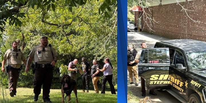 Officials: Stabbing suspect arrested after fleeing in handcuff in Georgia