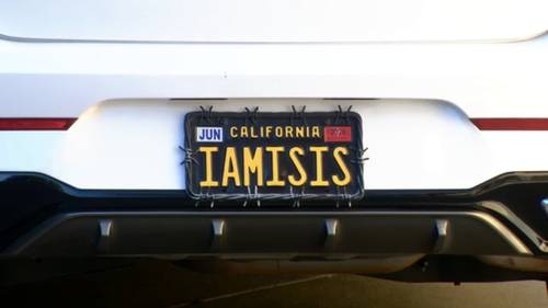 California DMV says woman named Isis can't keep the 'IAMISIS' license plate she's had for years