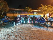 Retenidas motos acuáticas involucradas con invasión a laguna hogar de flamencos