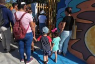 Entre llantos y abrazos, inicia el ciclo escolar en el kínder Pericue